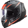 LS2 FF800 Storm Racer Titanium Fluro Orange Matt Helmet