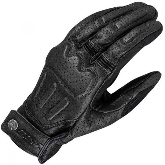 LS2 Rust Man Gloves Leather (Black)