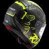 LS2 FF353 RAPID NAUGHTY Gloss Black H-V Yellow Helmet