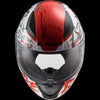 LS2 FF353 RAPID NAUGHTY Gloss White Red Helmet