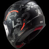 LS2 FF353 RAPID CIRCLE Gloss Titanium Fluro Orange Helmet