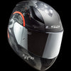 LS2 FF353 RAPID CIRCLE Gloss Titanium Fluro Orange Helmet