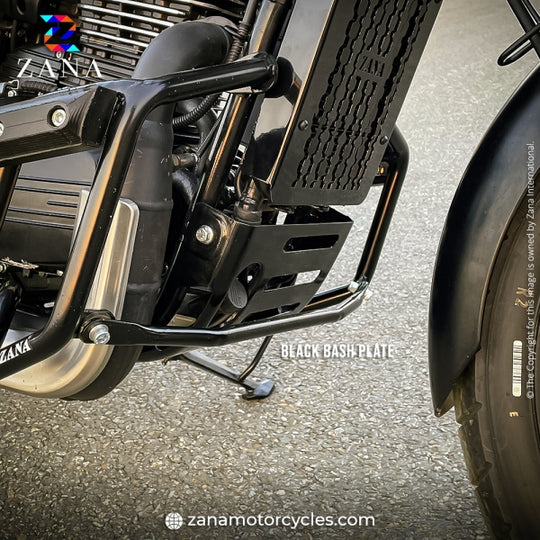 ZANA YEZDI ADVENTURE /  SCRAMBLER BASH PLATE BLACK (MS) (ZI-8173)