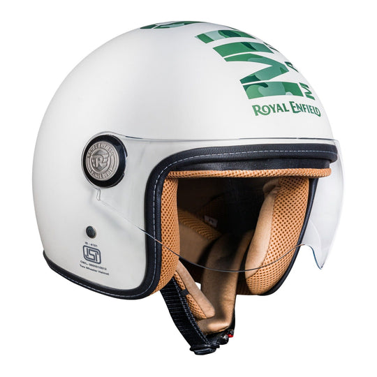 Royal Enfield Chopper MLG Camo Off White Helmet