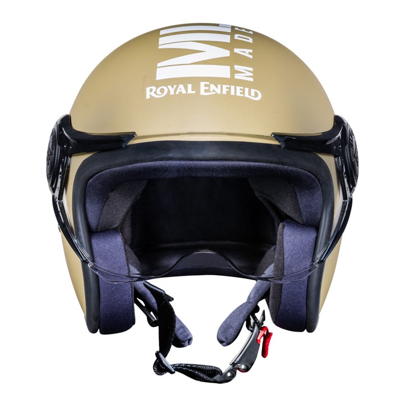 Royal Enfield Jet Open Face MLG Helmet Matt (Desert Storm)– Moto Central