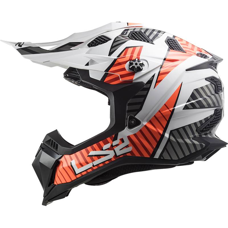 LS2 MX700 SUBVERTER EVO Astro Matt White Orange Helmet– Moto Central