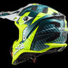 LS2 MX700 SUBVERTER Evo Astro Matt Cobalt Hi-Viz Yellow Helmet