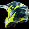 LS2 MX700 SUBVERTER Evo Astro Gloss Cobalt Hi-Viz Yellow Helmet