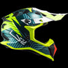 LS2 MX700 SUBVERTER Evo Astro Gloss Cobalt Hi-Viz Yellow Helmet