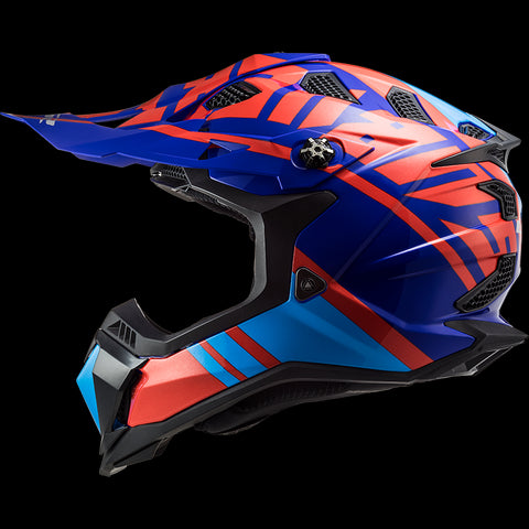 LS2 MX700 SUBVERTER Evo Gammax Matt Red Blue Helmet