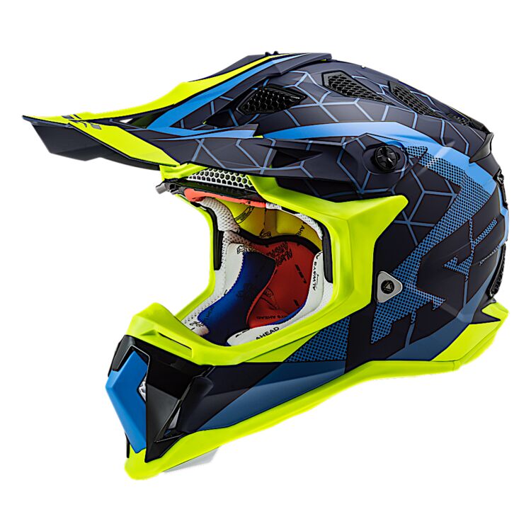 LS2 MX700 SUBVERTER Evo Straight Matt Blue Hi Viz Helmet