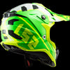 LS2 MX700 SUBVERTER Evo Gammax Gloss Hi Viz Yellow Green Helmet