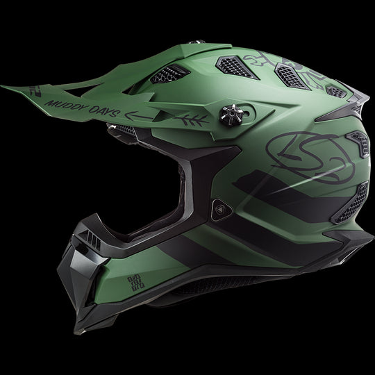 LS2 MX700 SUBVERTER Evo Cargo Matt Military Green Helmet