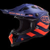 LS2 MX700 SUBVERTER Evo Cargo Gloss Blue Fluro Orange Helmet