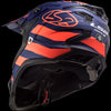 LS2 MX700 SUBVERTER Evo Cargo Matt Blue Fluro Orange Helmet