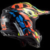 LS2 MX700 SUBVERTER Evo Rascal Gloss Black Fluro Orange Helmet