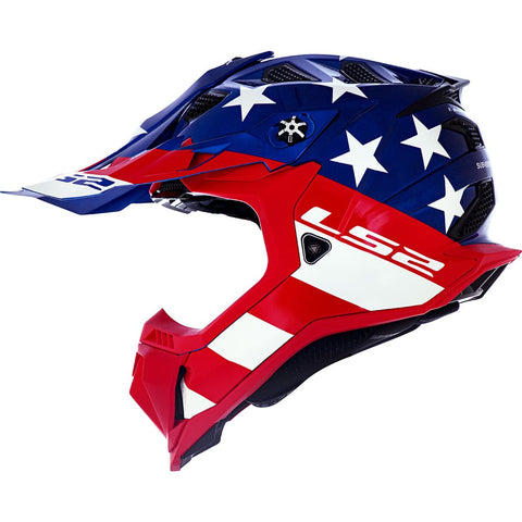 LS2 MX700 SUBVERTER Evo Krome Gloss Glory US Flag Helmet– Moto Central LS2 MX700 SUBVERTER Evo Krome Gloss Glory US Flag Helmet– Moto Central