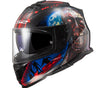 LS2 FF800 Storm Heart Brain Gloss Black (Glow in the Dark) Helmet