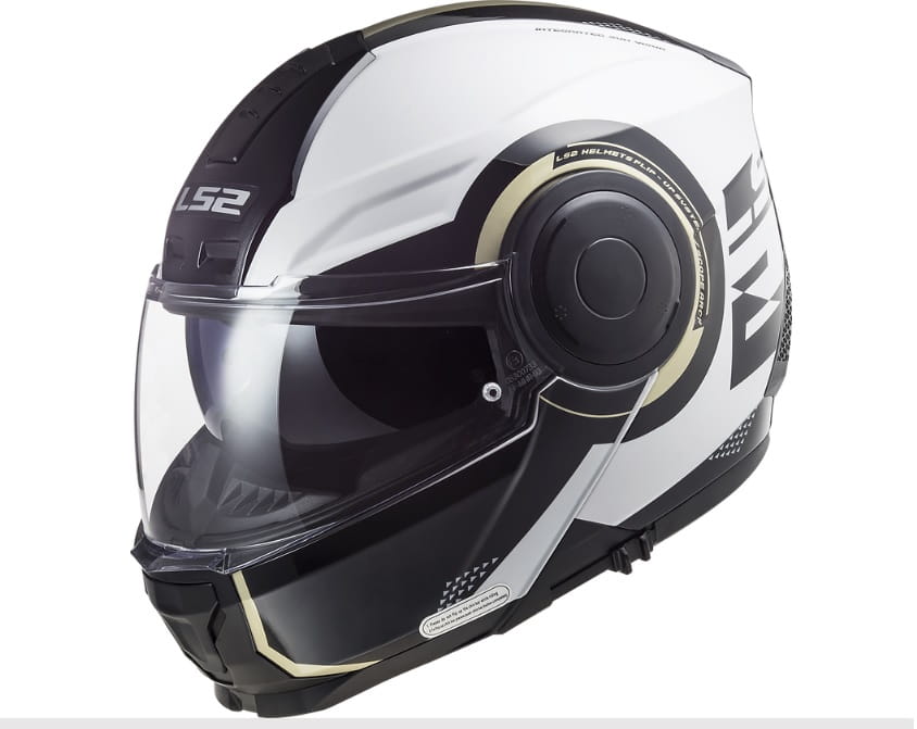 LS2 FF902 Scope Arch Gloss White Titanium Helmet