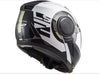 LS2 FF902 Scope Arch Gloss White Titanium Helmet