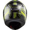 LS2 FF 353 Rapid Carrera Matt Black Hi-Viz Yellow Helmet, Full Face Helmets, LS2 Helmets, Moto Central