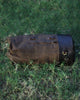 Trip Machine Leather Military Duffel (Tobacco Brown)