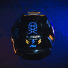 LS2 FF320 Stream Evo Neon Black Blue Fluro Orange Gloss Helmet