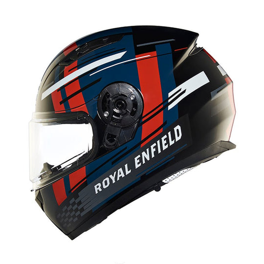 Royal Enfield Lightwing Array Gloss Black Red Helmet