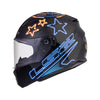 LS2 FF320 Stream Evo Neon Black Blue Fluro Orange Matt Helmet