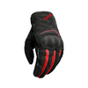 Raida AqDry Waterproof Black Red Riding Gloves