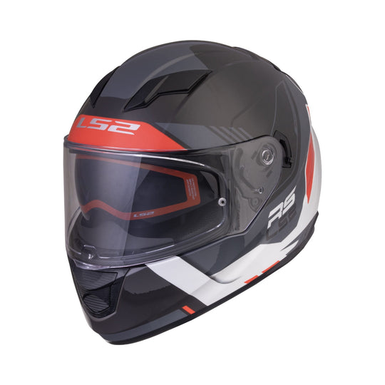 LS2 FF320 Stream Evo Xplorer White Black Gloss Helmet