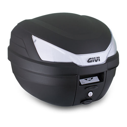 GIVI Top Case MONOLOCK Tech without Light 27LTR. BLACK (B27NT), Riding Luggage, GIVI, Moto Central