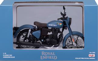 Classic 350 airborne outlet blue on road price
