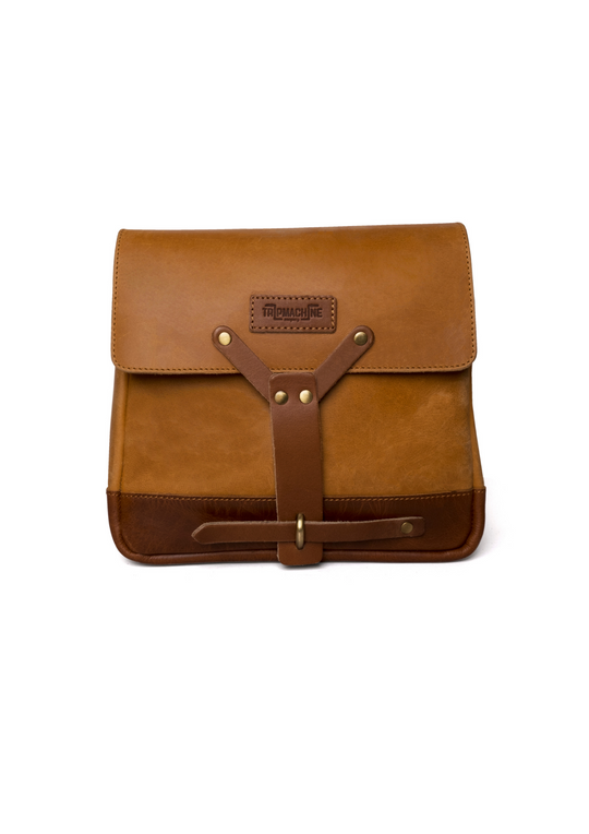 Trip Machine Messenger Bag (Vintage Tan)