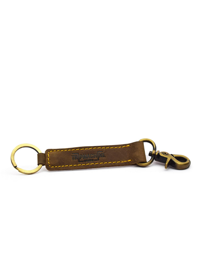 Trip Machine Classic Key Ring (Tobacco Brown)