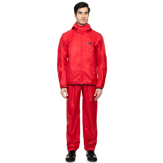 Royal Enfield Monsoon Rain Suit (Red)