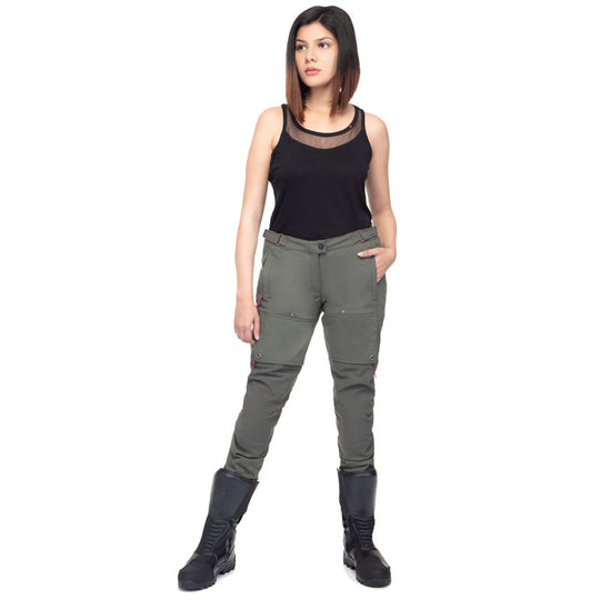 Royal Enfield Nubra Women 4 Season Riding Trousers (Olive)