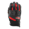 JOE ROCKET Speedmaster Air Leather / Mesh Short Gloves (Black Red)