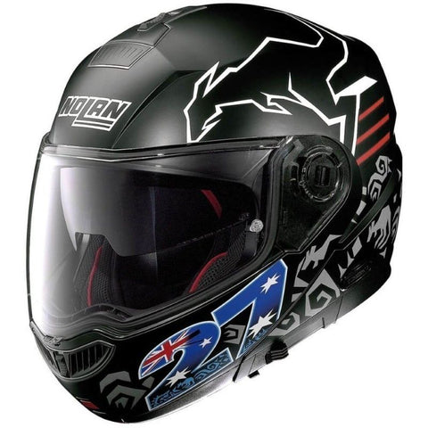 Nolan N104 Absolute Iconic Replica NCOM 58 C CHECA Flat Black Helmet - Moto Central