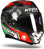 Nolan N605 Gemini Replica M Melandri 35 Scratched Chrome Helmet