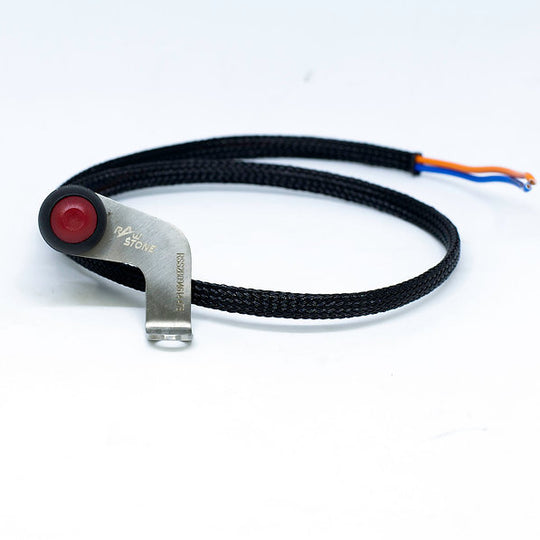 Rawstone LED Push Button Switch Vertical Mount (Short Bend)