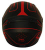 LS2 FF 352 Fire Matt Black Fluro Red Helmet, Full Face Helmets, LS2 Helmets, Moto Central