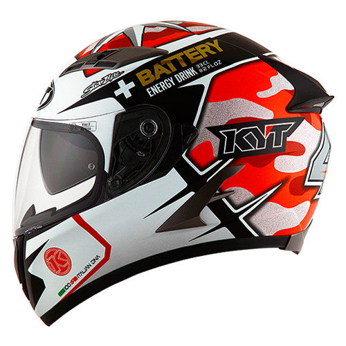 KYT Vendetta 2 Aleix Espargaro Replica Red Gloss Helmet
