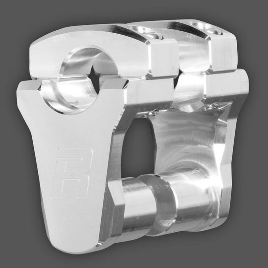 Rox Pivoting Handlebar Risers 51mm Rise, 25mm Handlebar Machined Aluminum (4R-P2CCM)