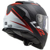 LS2 FF800 Storm Nerve Black Red Gloss Helmet
