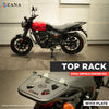 ZANA Top Rack With Plate W 1 Compatible With Pillion Backrest for Royal Enfield Hunter 350 (ZI-8268)
