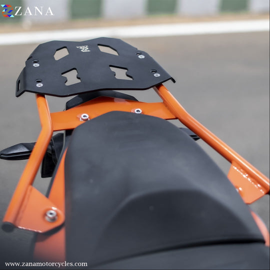 ZANA TOP RACK WITH PLATE ORANGE (TYPE-1) KTM ADV 250 / 390 / 390 X (ZI-8152)