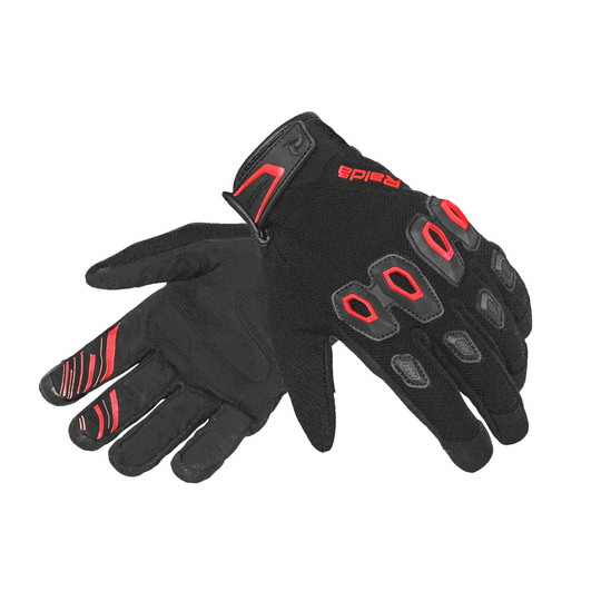 Raida Avantur Gloves Black Red