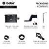 BOBO Claw-Grip Aluminium Mobile Holder Motorcycle Mobile Mount (Without Charger)
