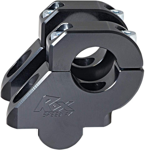 Rox Barback Risers 38mm Rise, 25mm Back, 28mm Handlebar Anodized Black (3R-B17R-15K)